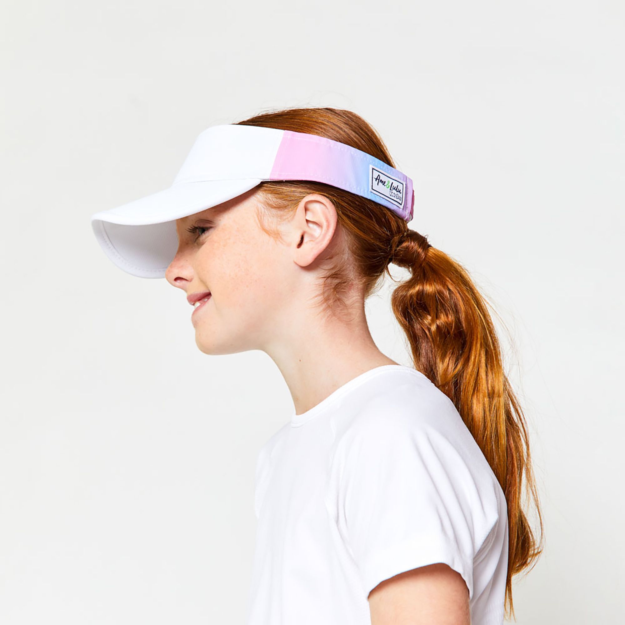 Ame & Lulu Youth Big Love Tennis Visor product image