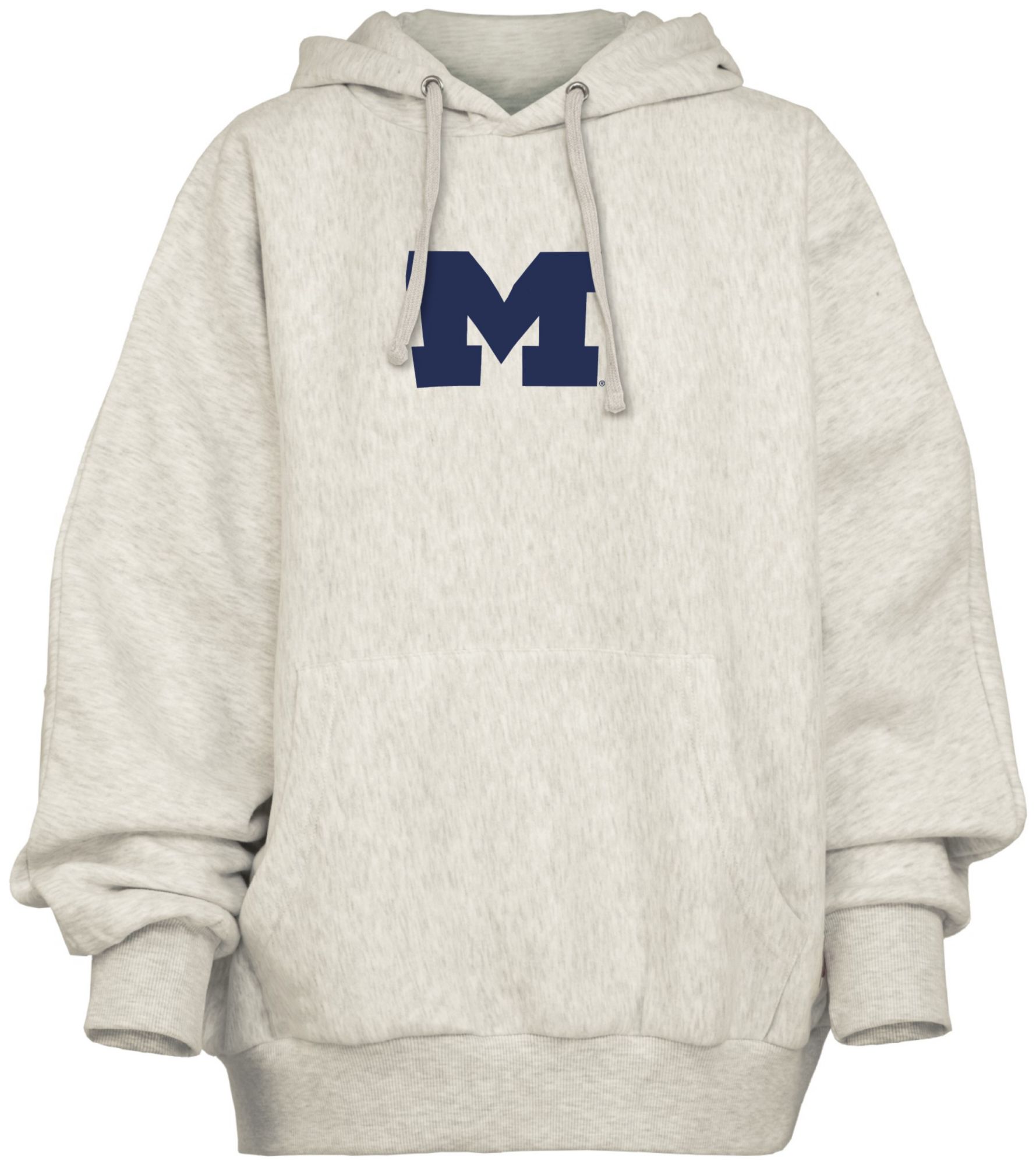 Pressbox Women's Michigan Wolverines Grey Belvedere Oversized Hoodie product image