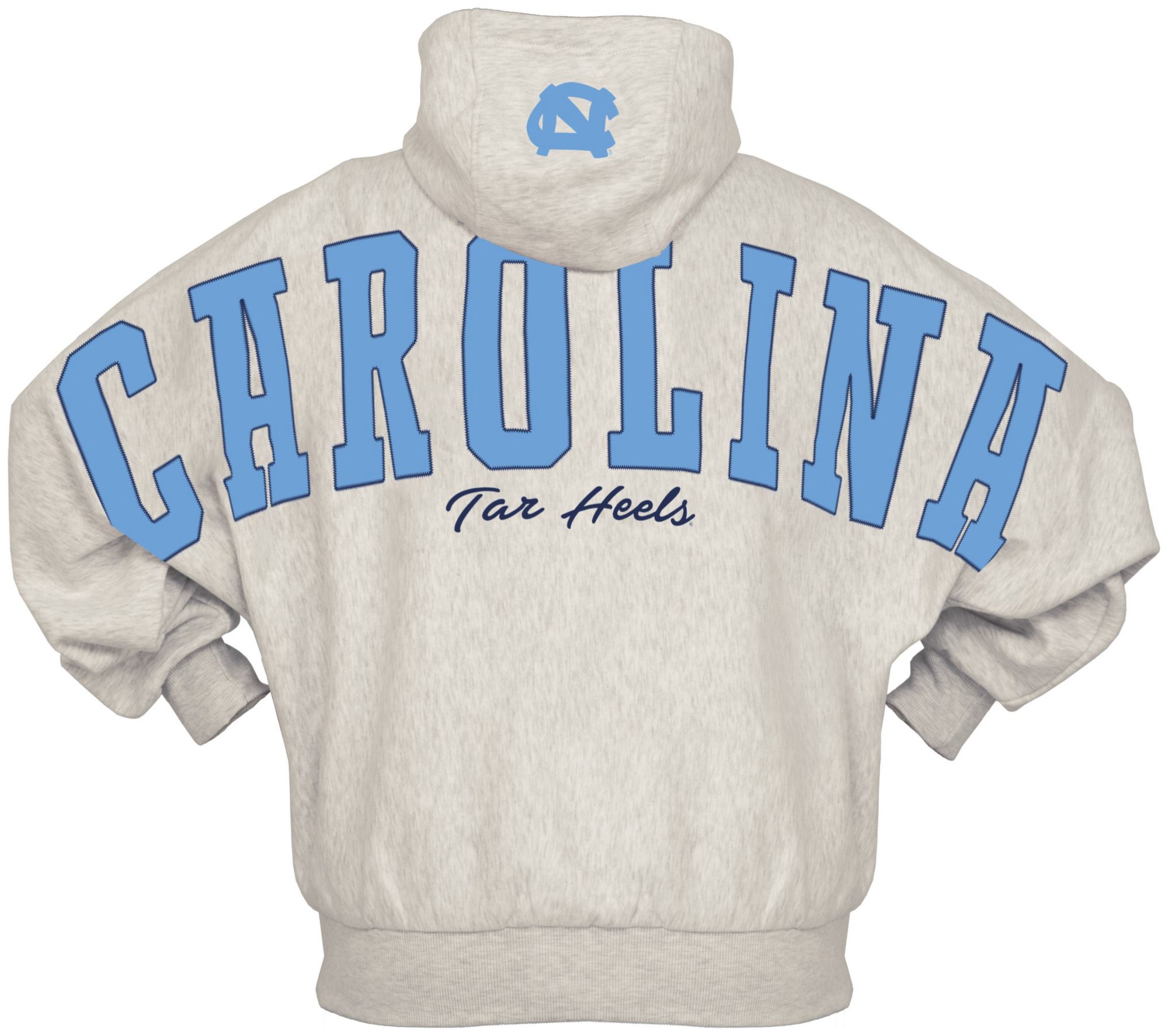 Pressbox Women's North Carolina Tar Heels Grey Belvedere Oversized Hoodie product image