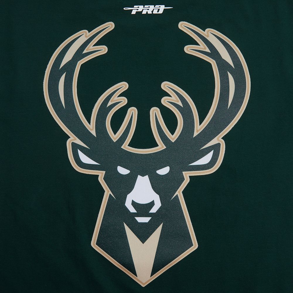 Pro Standard Men's Milwaukee Bucks Green Classic Mesh Striped Short Sleeve T-Shirt product image