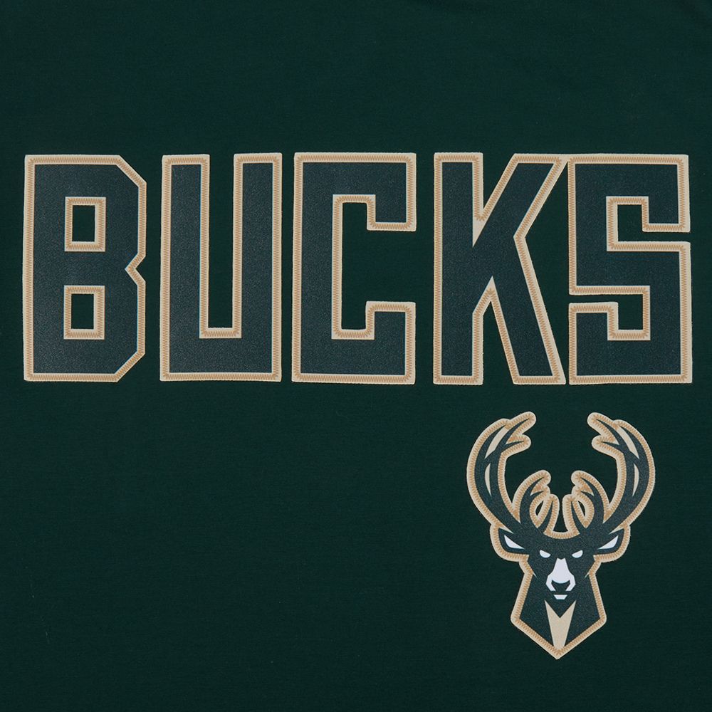 Pro Standard Men's Milwaukee Bucks Green Classic Mesh Striped Short Sleeve T-Shirt product image