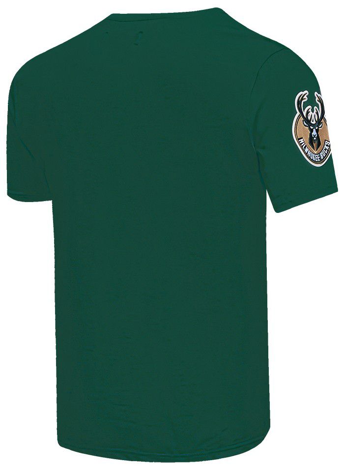 Pro Standard Men's Milwaukee Bucks Green Classic Chenille T-Shirt product image