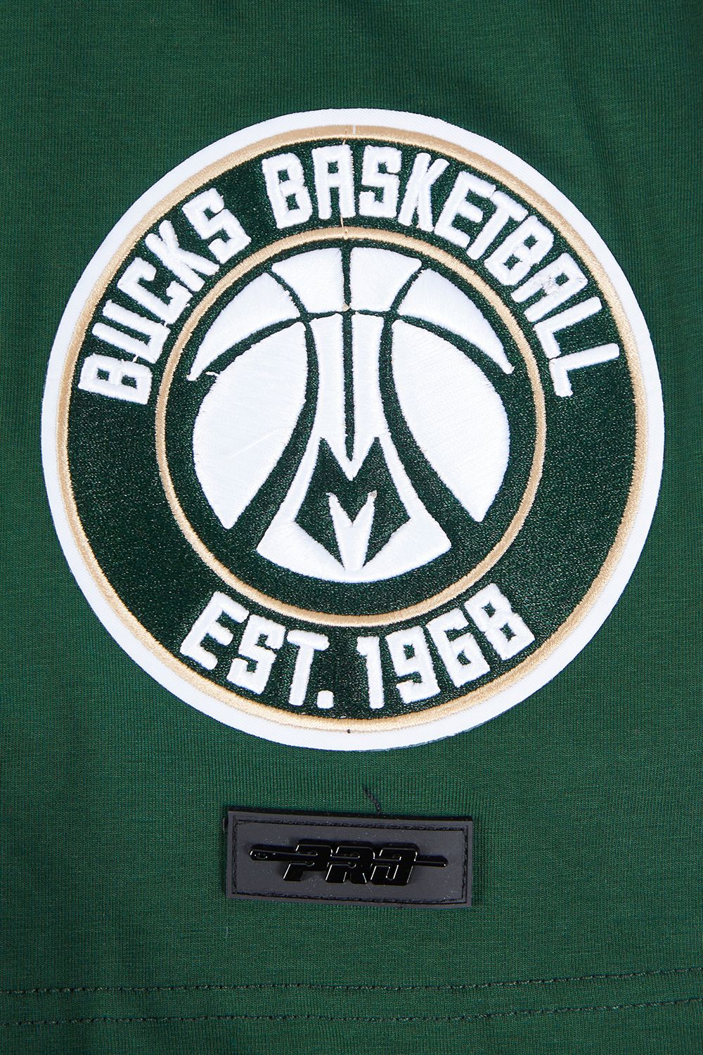 Pro Standard Men's Milwaukee Bucks Green Classic Chenille T-Shirt product image