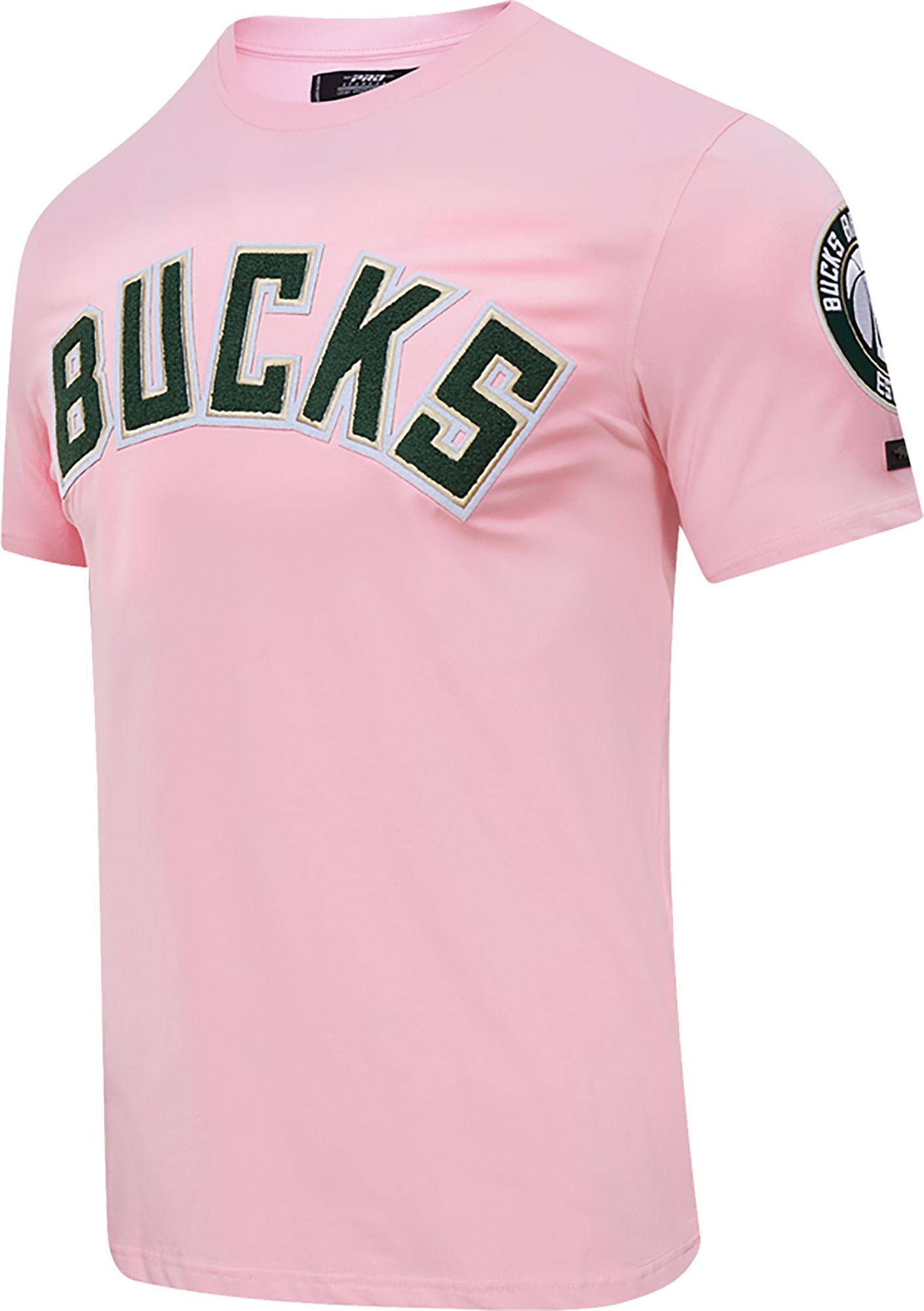 Pro Standard Milwaukee Bucks Pink Chenille T-Shirt product image