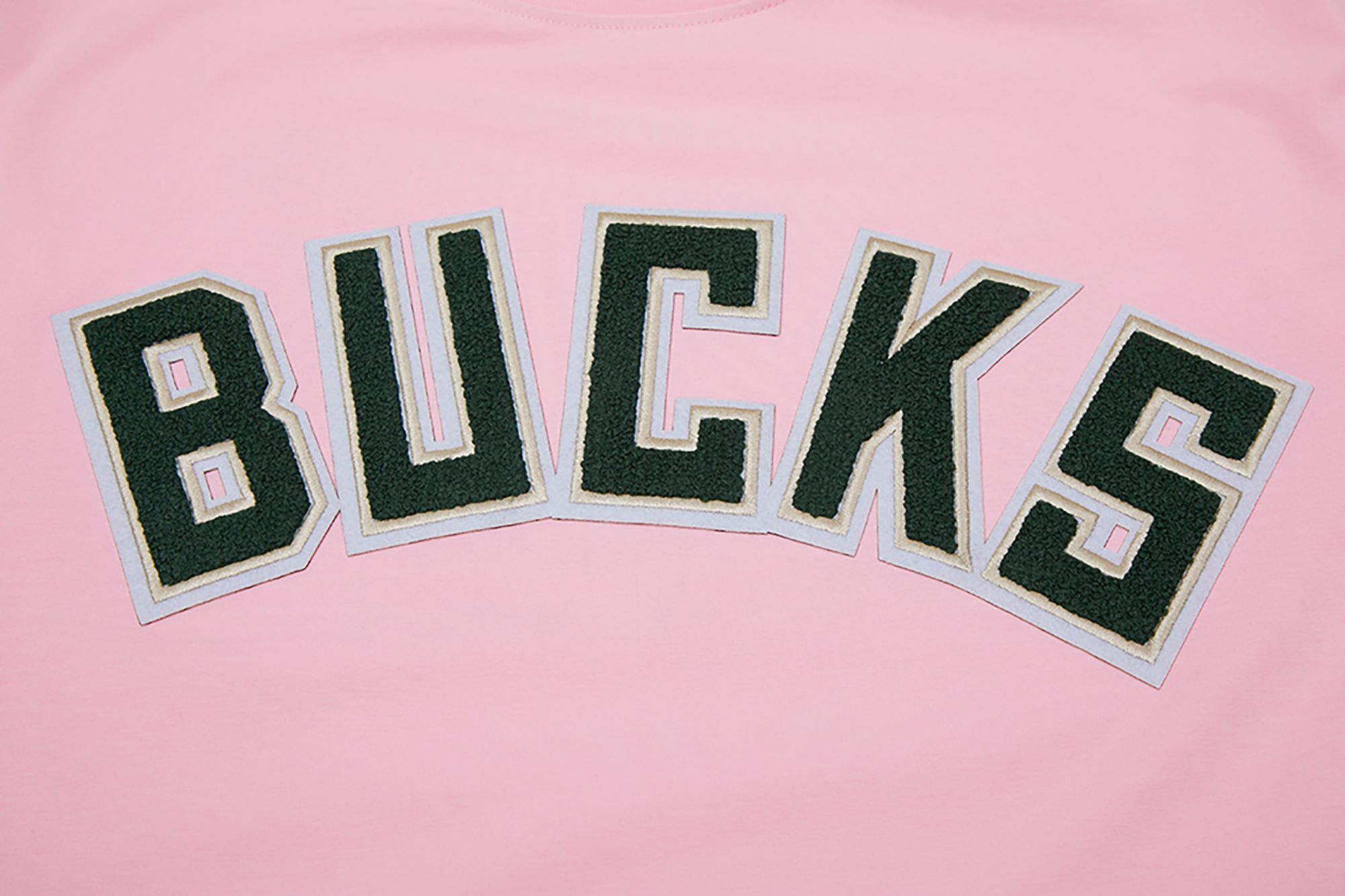 Pro Standard Milwaukee Bucks Pink Chenille T-Shirt product image
