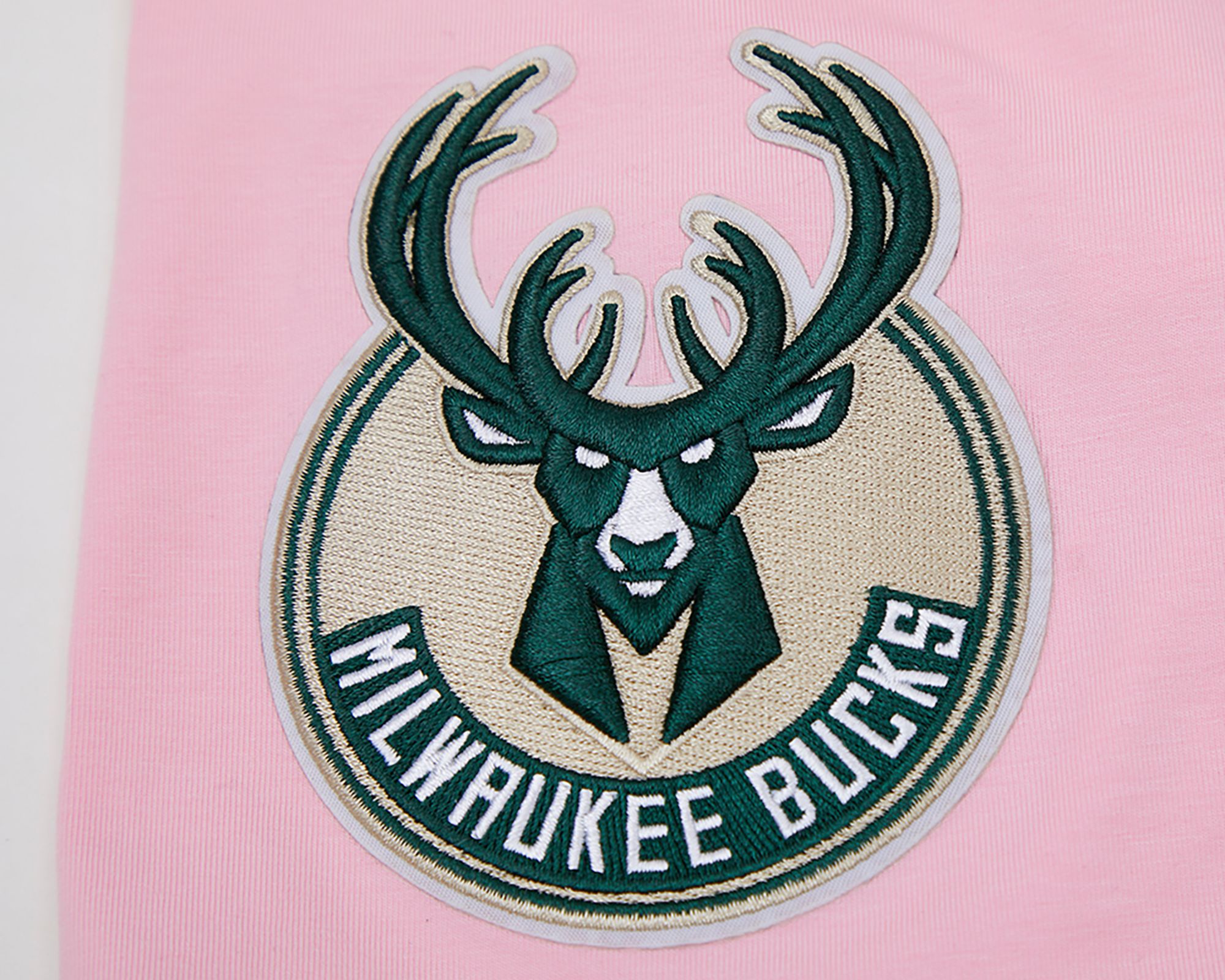 Pro Standard Milwaukee Bucks Pink Chenille T-Shirt product image