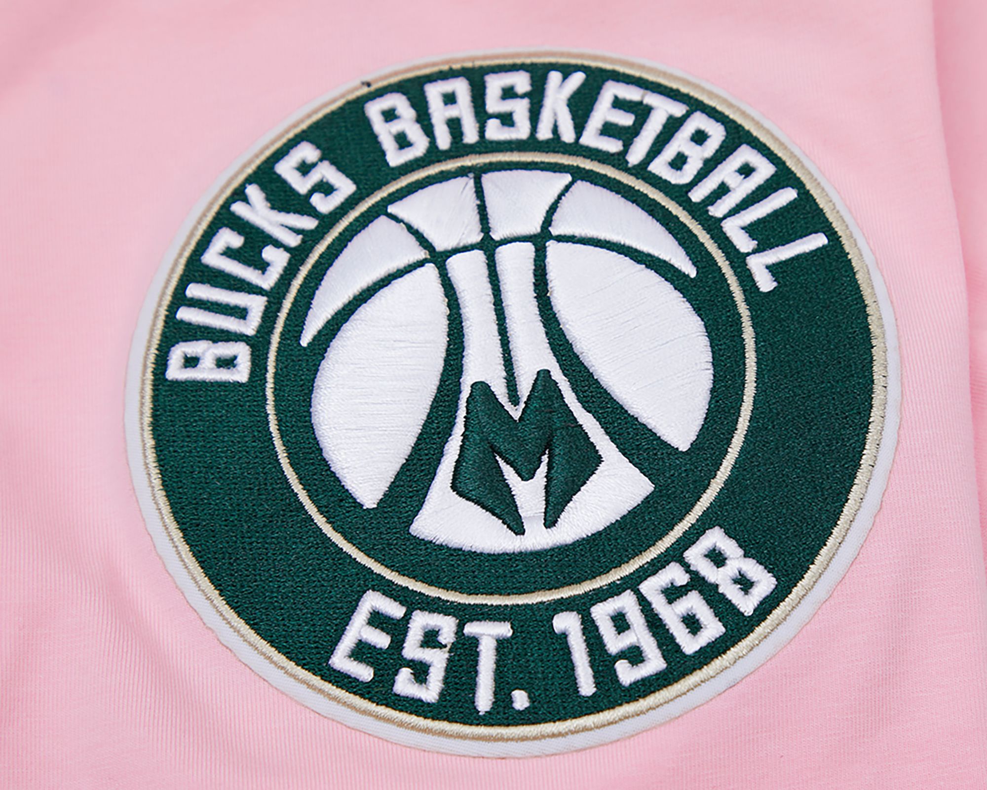 Pro Standard Milwaukee Bucks Pink Chenille T-Shirt product image