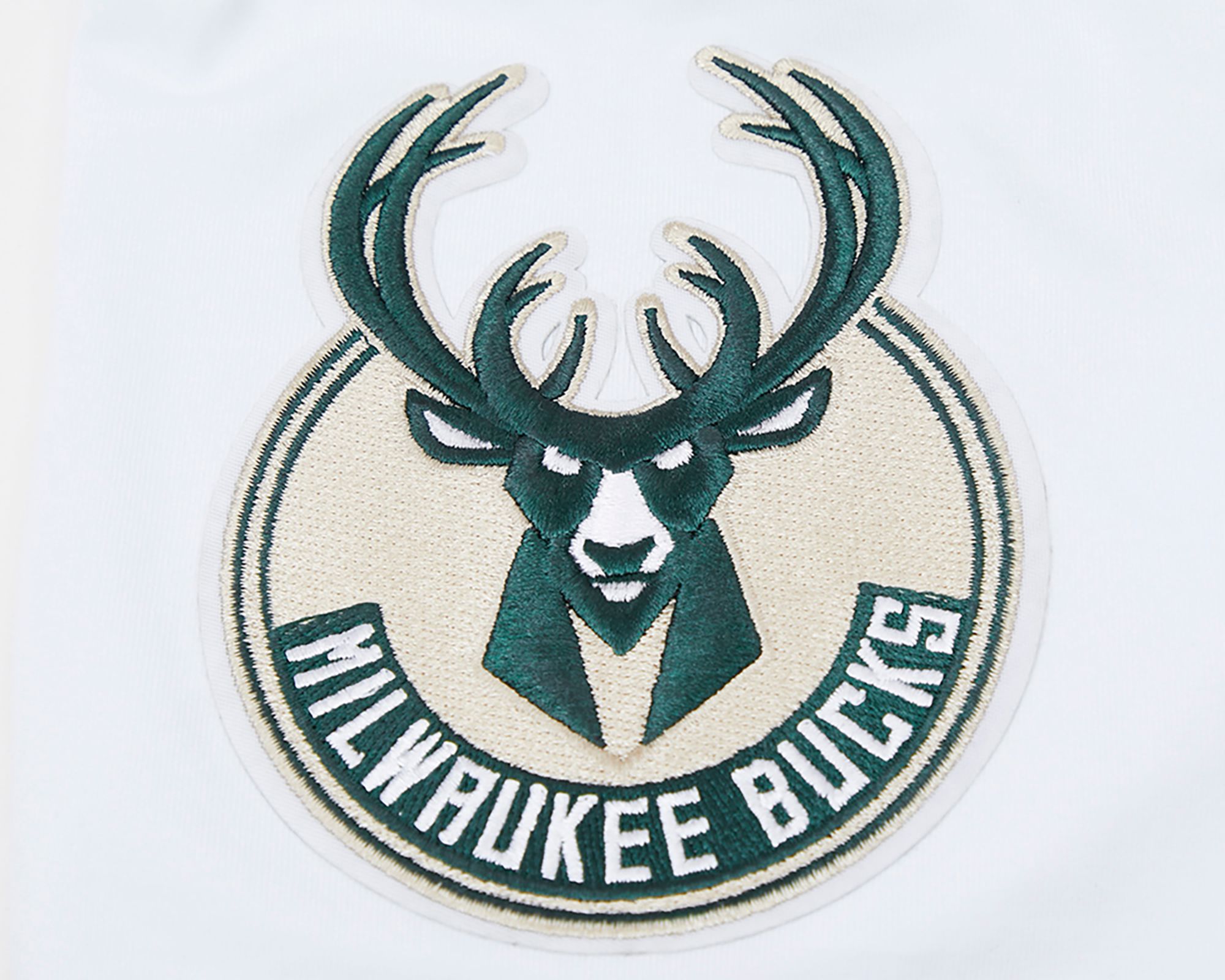 Pro Standard Milwaukee Bucks White Chenille T-Shirt product image