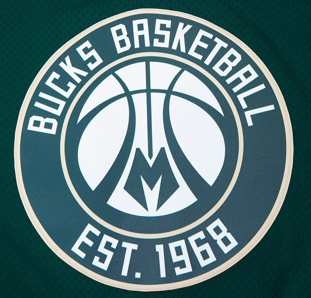 Pro Standard Men's Milwaukee Bucks Green Script Tail Mesh Button Down Shirt product image