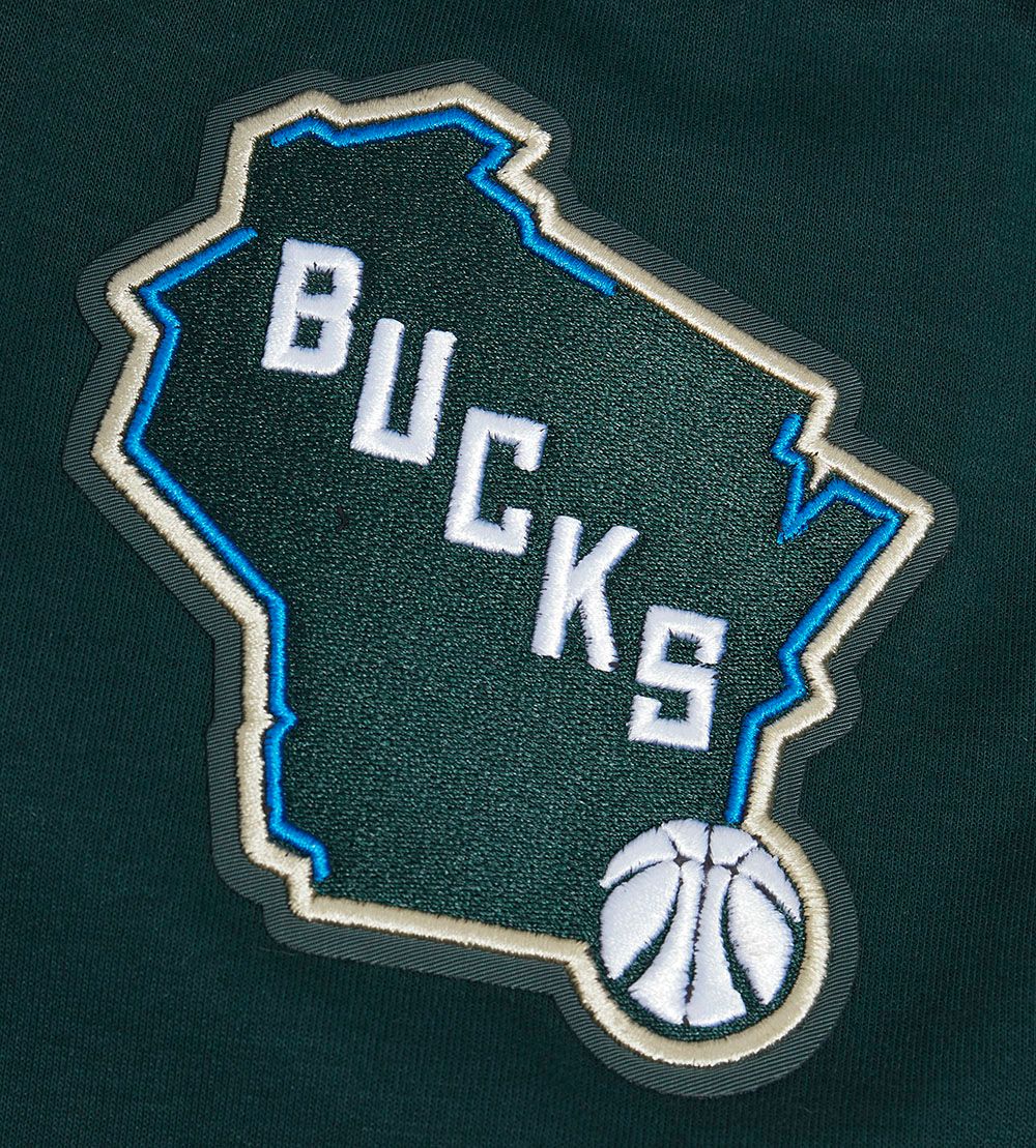Pro Standard Men's Milwaukee Bucks Green Classic Warm Up Jacket product image
