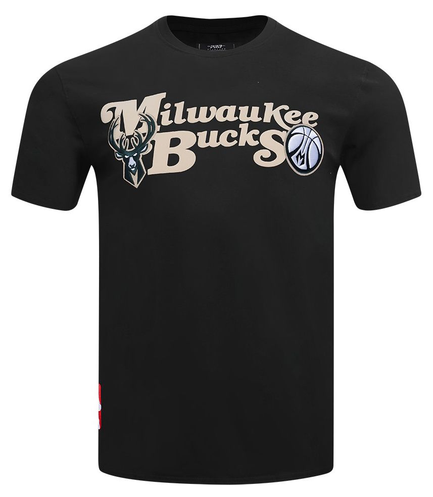 Pro Standard Men's Milwaukee Bucks Black Souvenir Short Sleeve T-Shirt product image