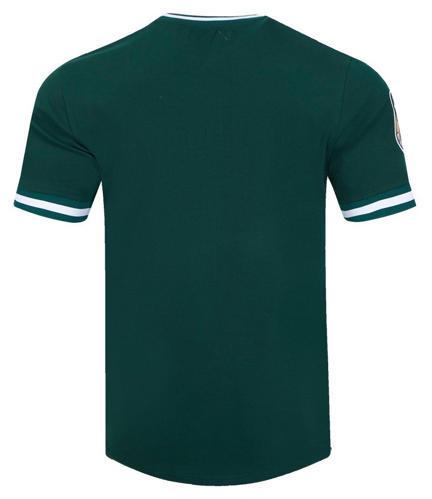 Pro Standard Men's Milwaukee Bucks Green Classic Chenille T-Shirt product image