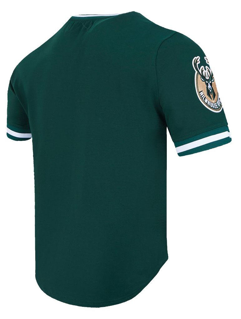Pro Standard Men's Milwaukee Bucks Green Classic Chenille T-Shirt product image