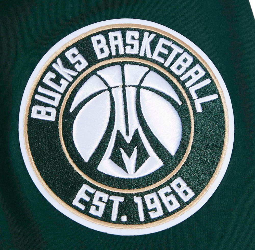 Pro Standard Men's Milwaukee Bucks Green Classic Chenille T-Shirt product image