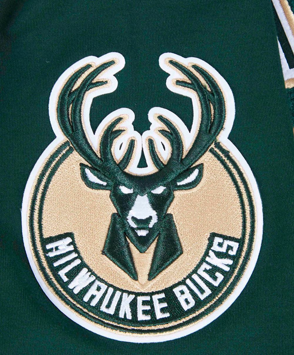 Pro Standard Men's Milwaukee Bucks Green Classic Chenille T-Shirt product image