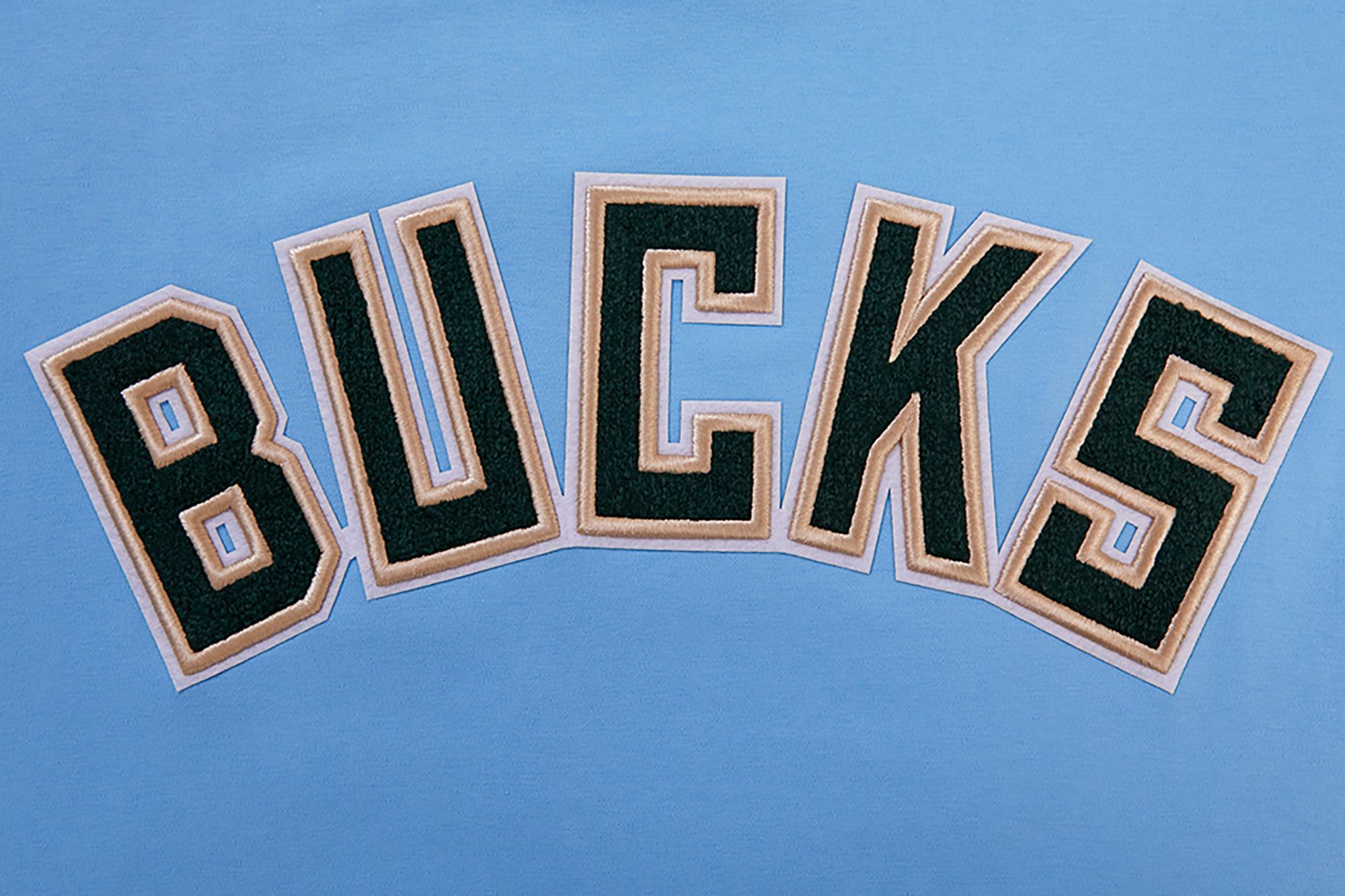 Pro Standard Milwaukee Bucks Blue Chenille T-Shirt product image