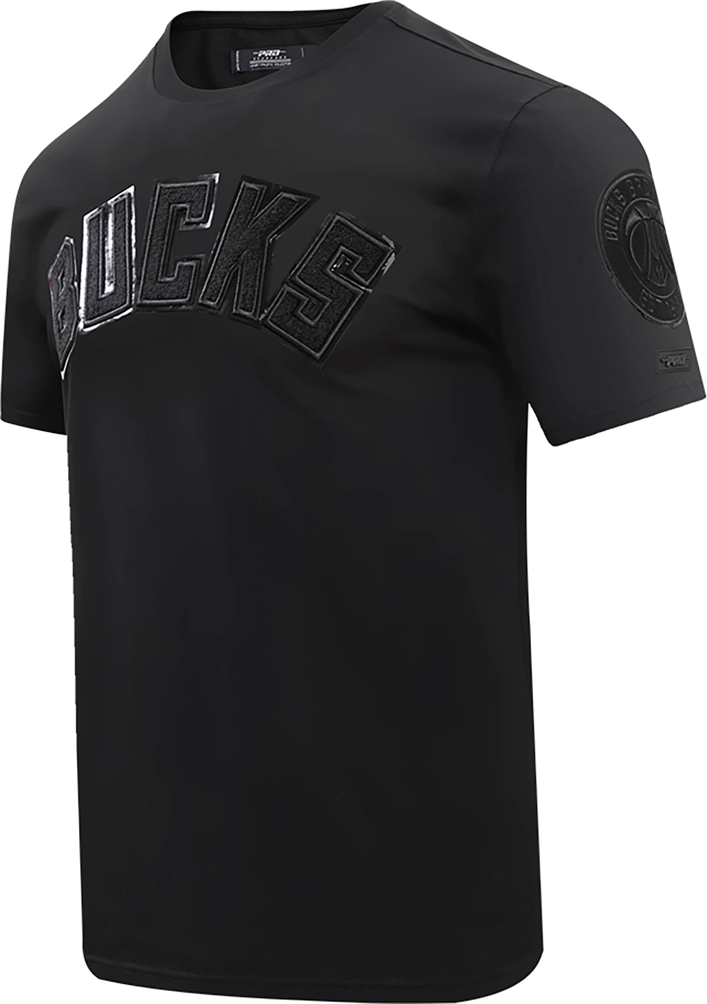 Pro Standard Men's Milwaukee Bucks Black Logo Pro Team T-Shirt product image