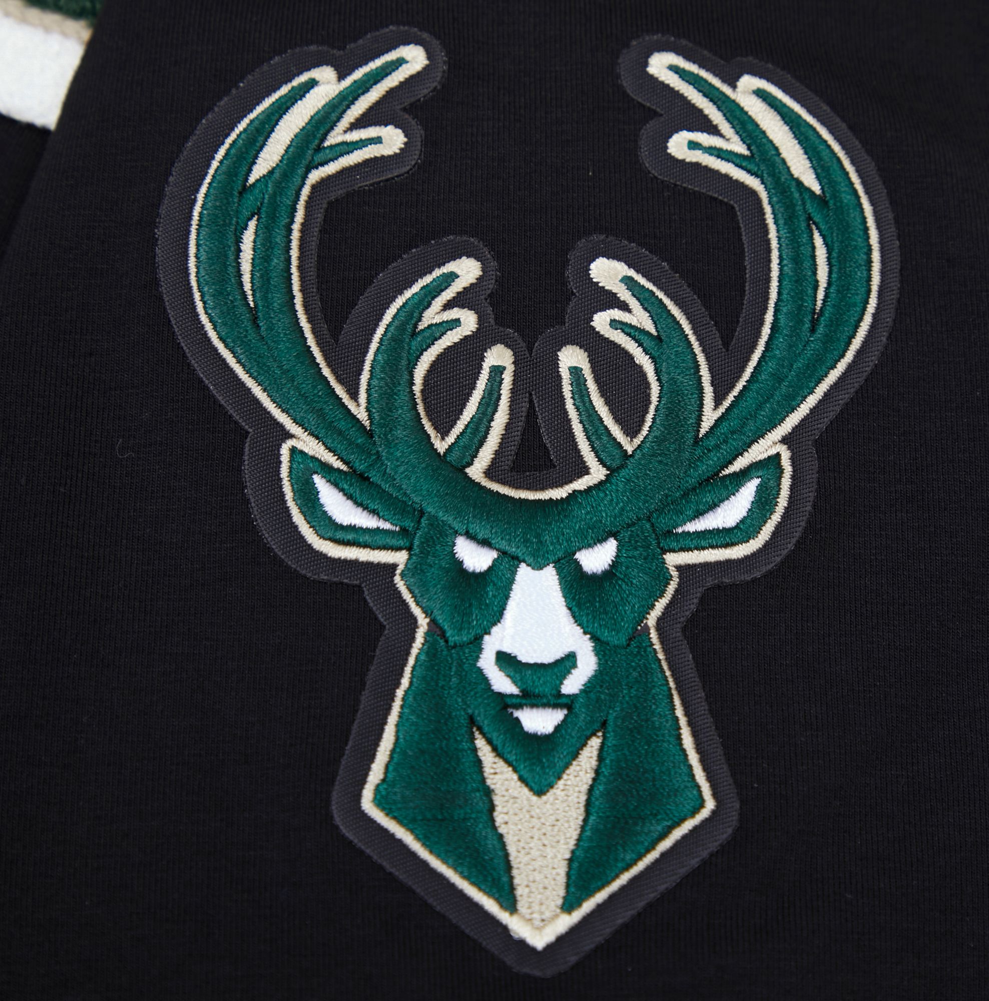 Pro Standard Men's Milwaukee Bucks Black Mash Up T-Shirt product image