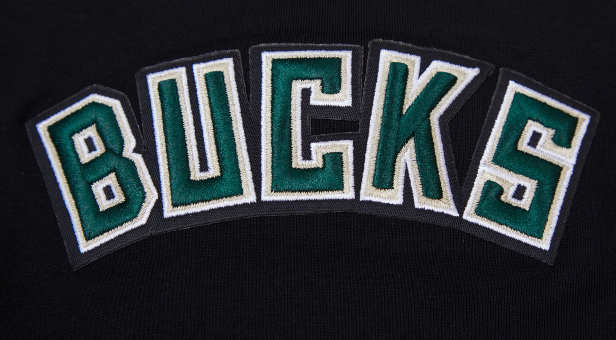 Pro Standard Men's Milwaukee Bucks Black Mash Up T-Shirt product image