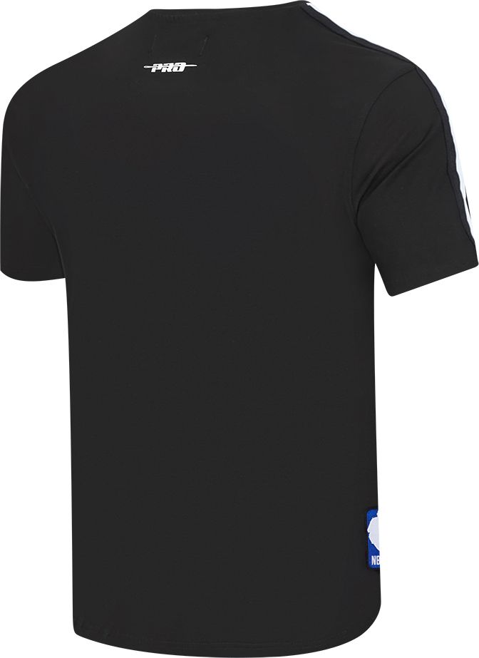 Pro Standard Men's Milwaukee Bucks Black Retro Classic Striped Short Sleeve T-Shirt product image