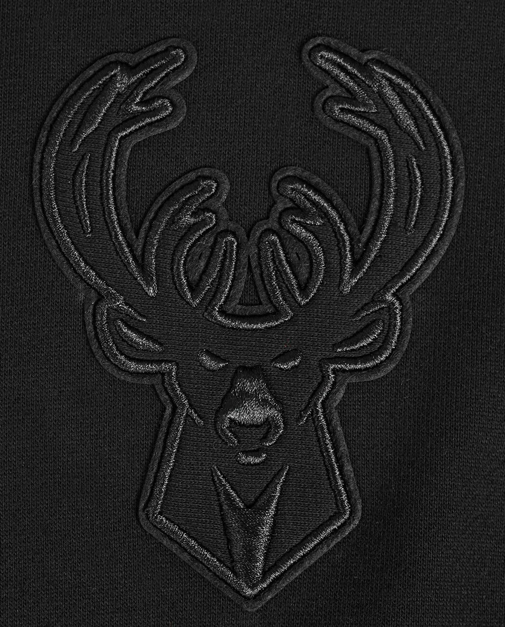 Pro Standard Men's Milwaukee Bucks Black Neutral Drop Shoulder Short Sleeve T-Shirt product image