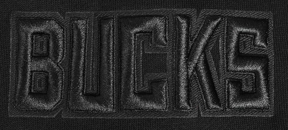 Pro Standard Men's Milwaukee Bucks Black Neutral Drop Shoulder Short Sleeve T-Shirt product image