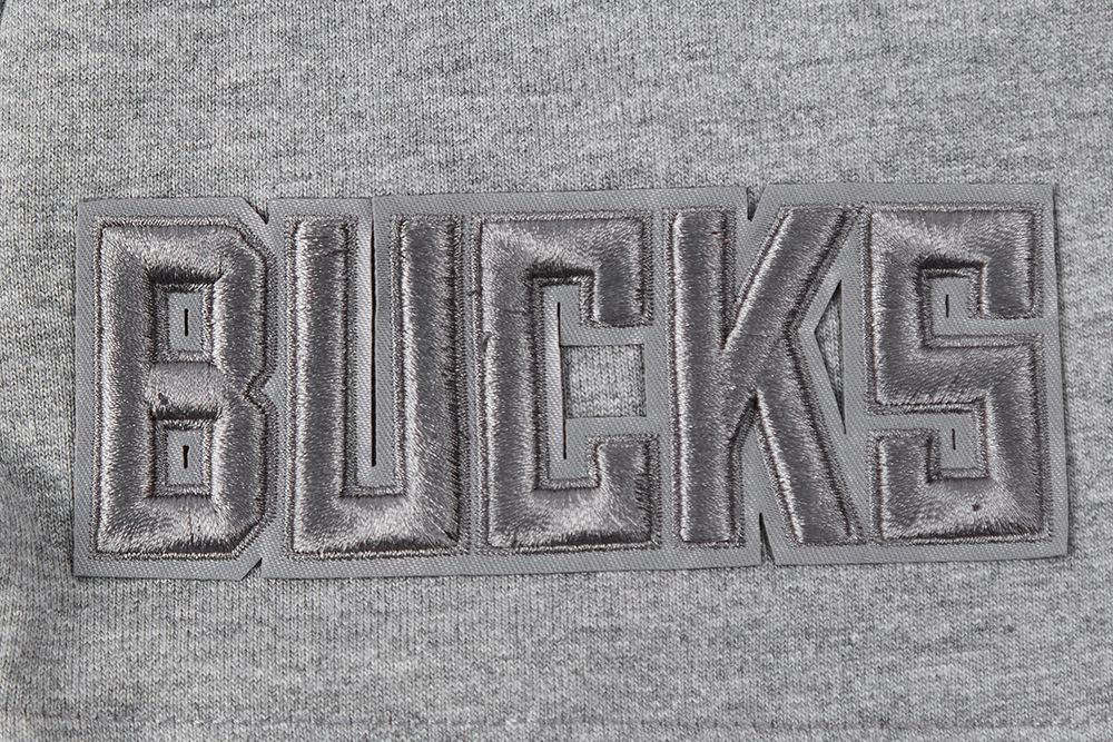 Pro Standard Men's Milwaukee Bucks Gray Neutral Drop Shoulder Short Sleeve T-Shirt product image