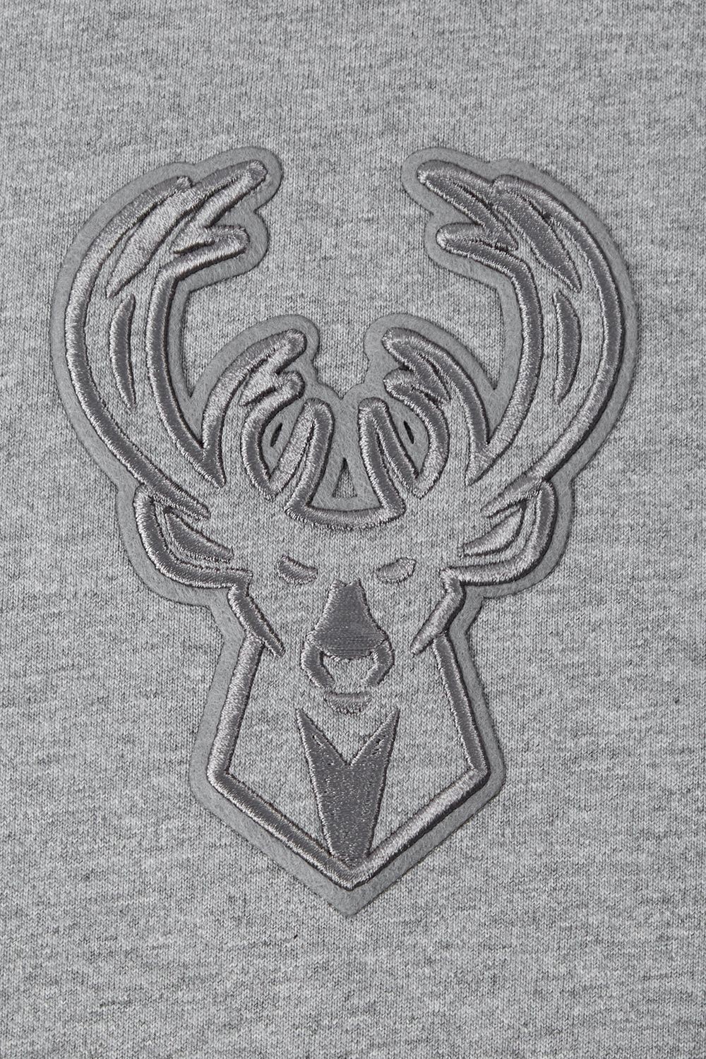 Pro Standard Men's Milwaukee Bucks Gray Neutral Drop Shoulder Short Sleeve T-Shirt product image