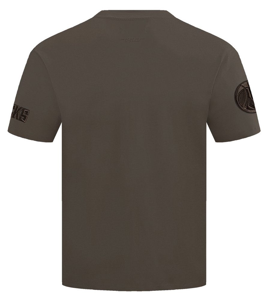 Pro Standard Men's Milwaukee Bucks Taupe Neutral Drop Shoulder Short Sleeve T-Shirt product image