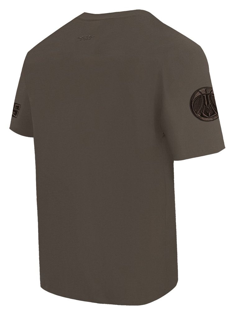 Pro Standard Men's Milwaukee Bucks Taupe Neutral Drop Shoulder Short Sleeve T-Shirt product image