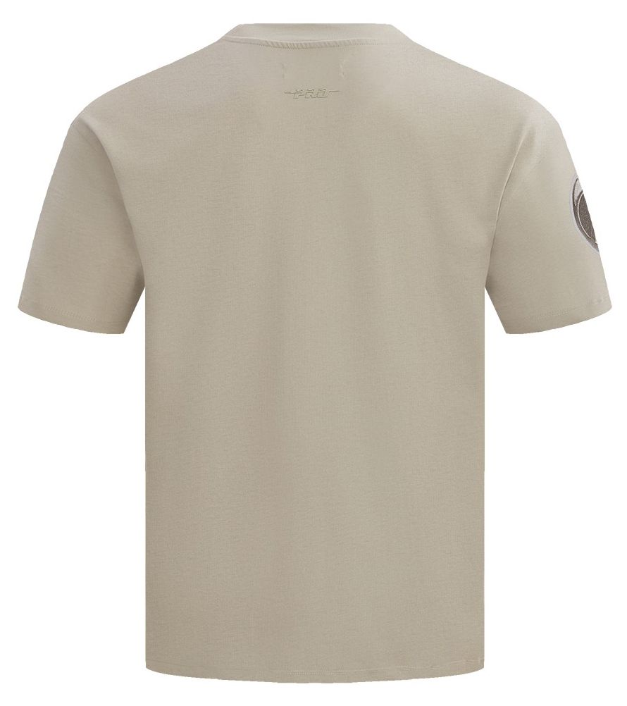 Pro Standard Men's Milwaukee Bucks Taupe Neutral Drop Shoulder Short Sleeve T-Shirt product image