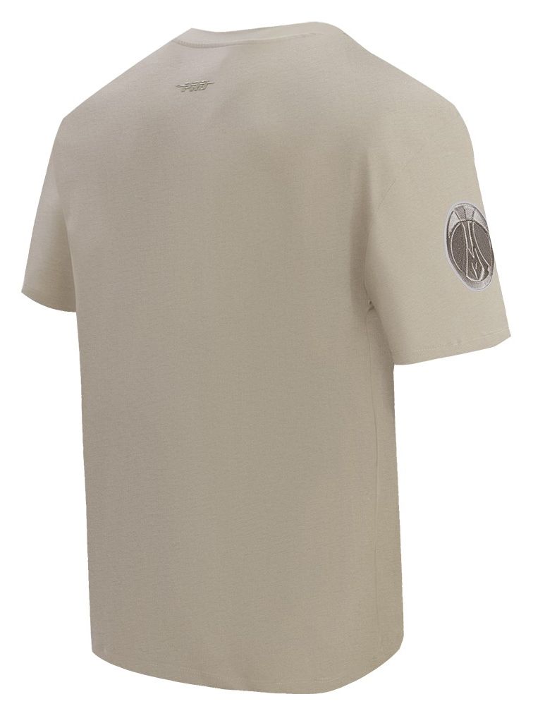 Pro Standard Men's Milwaukee Bucks Taupe Neutral Drop Shoulder Short Sleeve T-Shirt product image