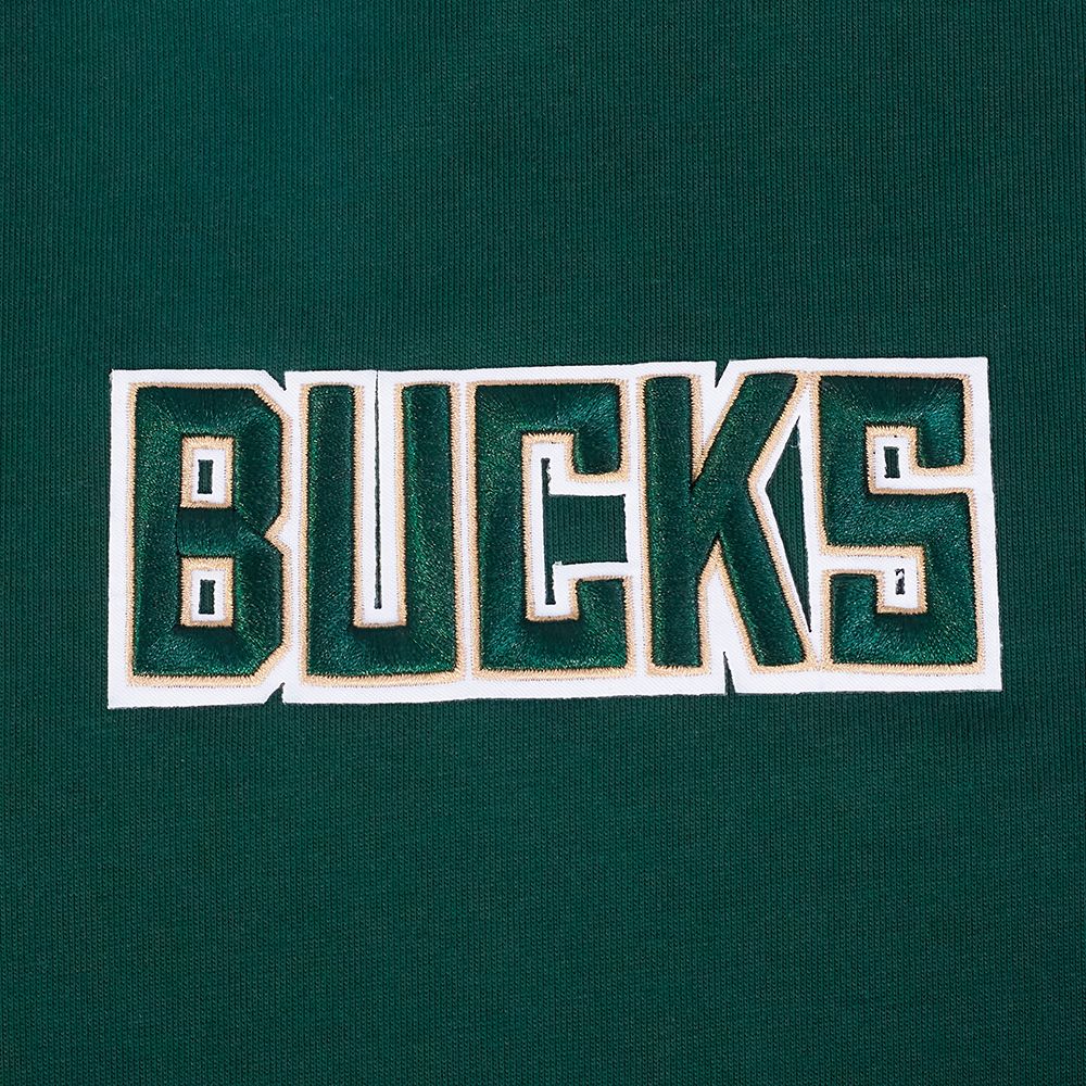 Pro Standard Men's Milwaukee Bucks Green Wingspan Drop Shoulder Long Sleeve T-Shirt product image