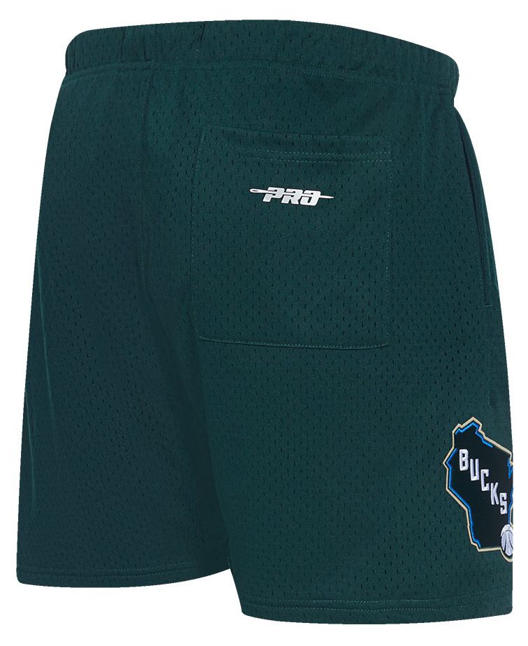 Pro Standard Men's Milwaukee Bucks Green Classic Mesh Shorts product image