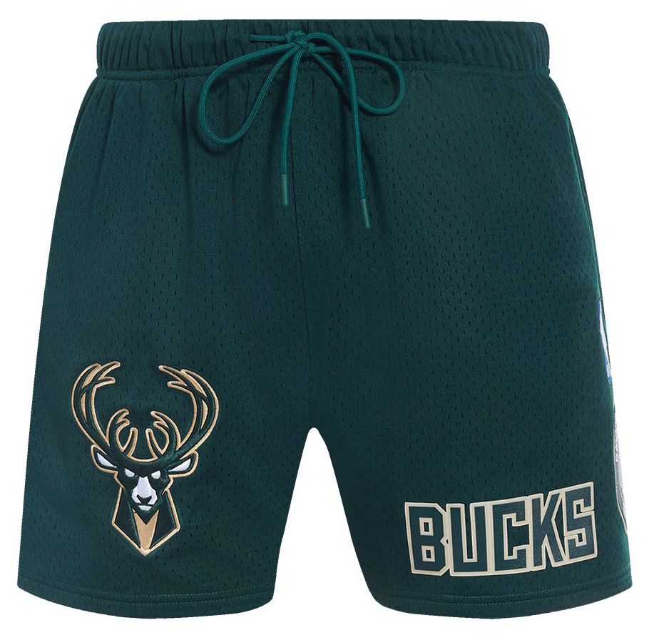 Pro Standard Men's Milwaukee Bucks Green Classic Mesh Shorts product image