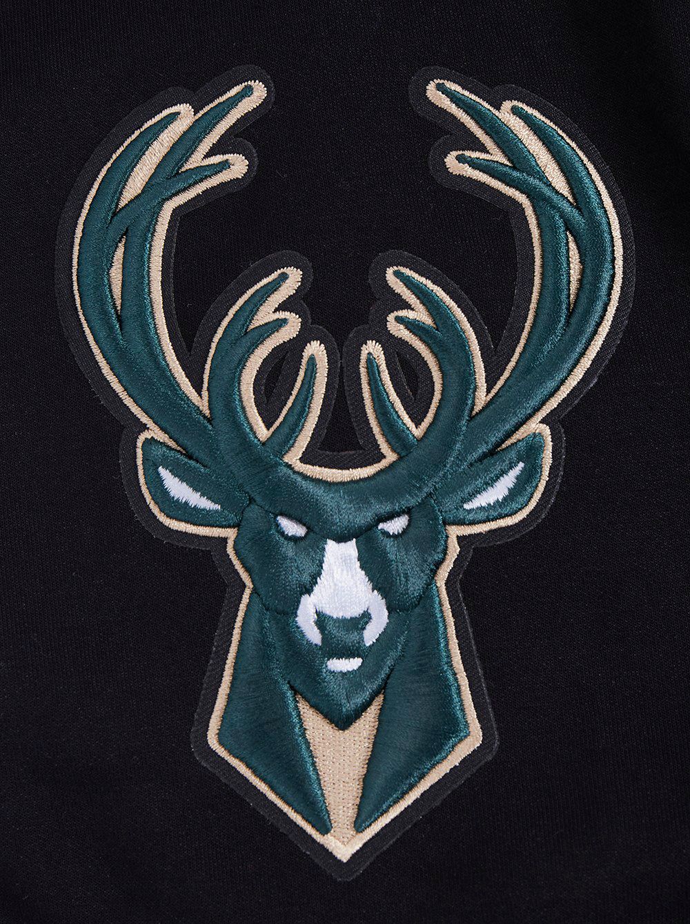 Pro Standard Men's Milwaukee Bucks Black Script Tail Fleece Shorts product image