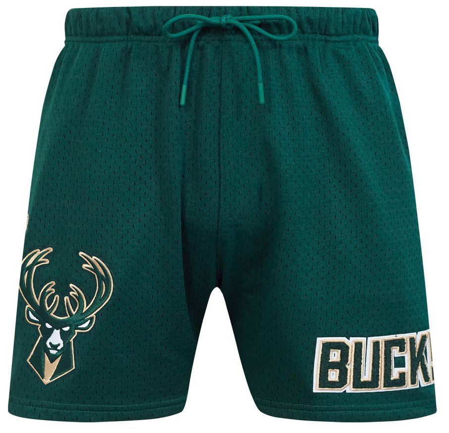 Pro Standard Men's Milwaukee Bucks Green Souvenir Mesh Shorts product image