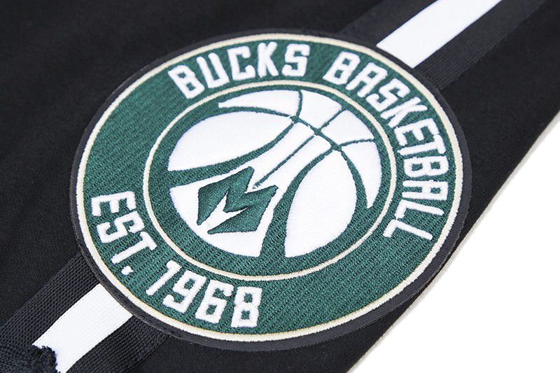 Pro Standard Men's Milwaukee Bucks Black Classic Chenille Shorts product image