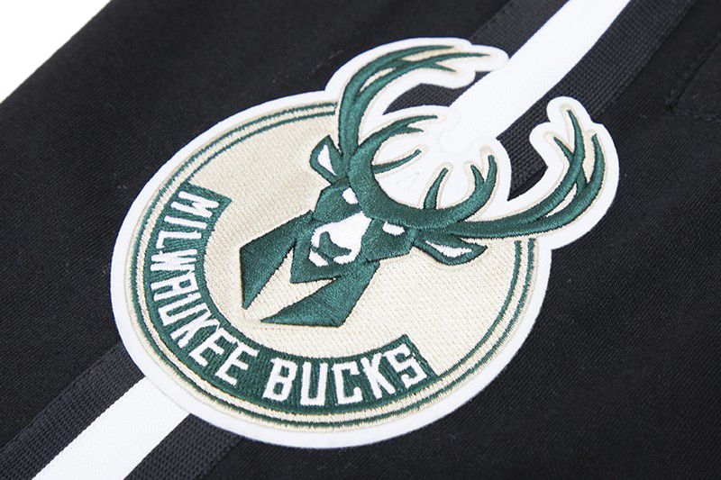 Pro Standard Men's Milwaukee Bucks Black Classic Chenille Shorts product image