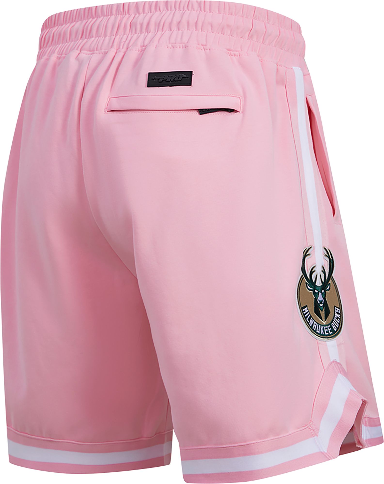 Pro Standard Men's Milwaukee Bucks Pink Chenille Shorts product image