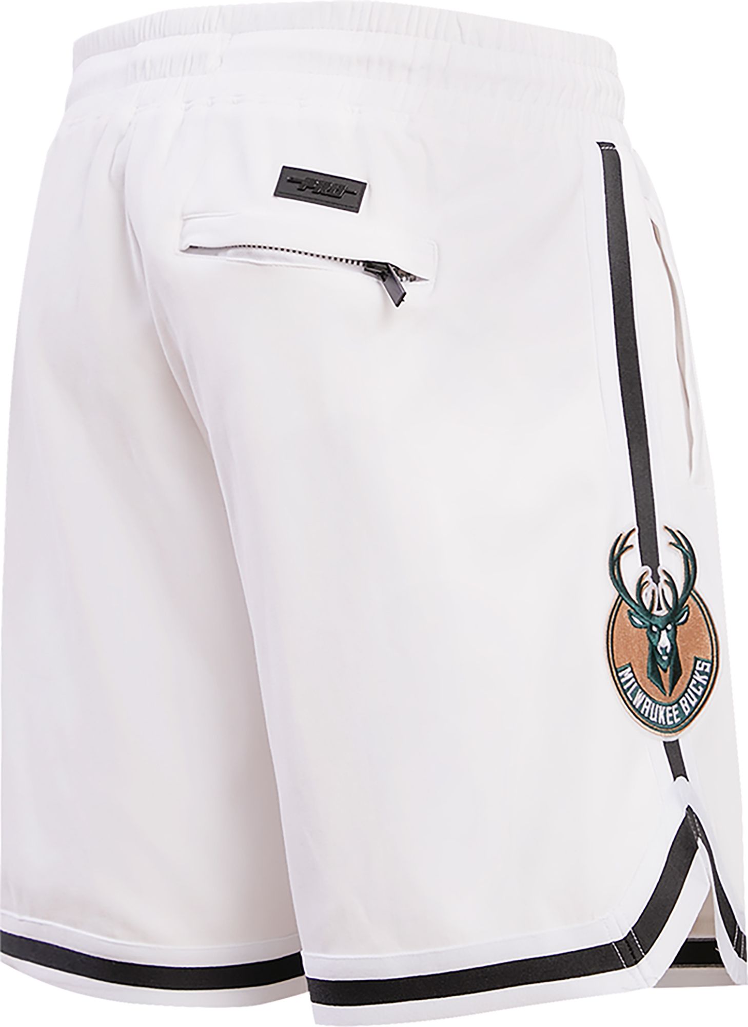 Pro Standard Men's Milwaukee Bucks White Chenille Shorts product image