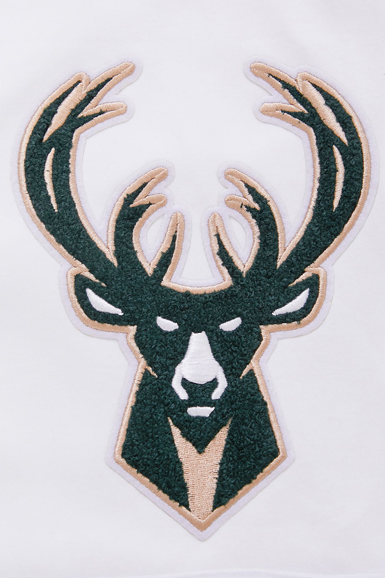 Pro Standard Men's Milwaukee Bucks White Chenille Shorts product image