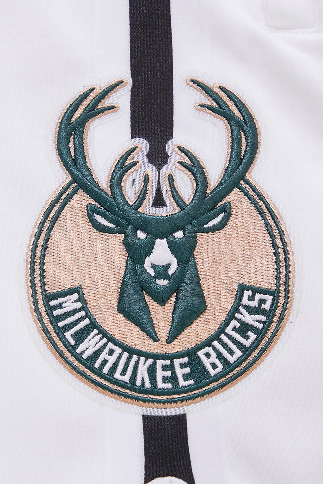 Pro Standard Men's Milwaukee Bucks White Chenille Shorts product image