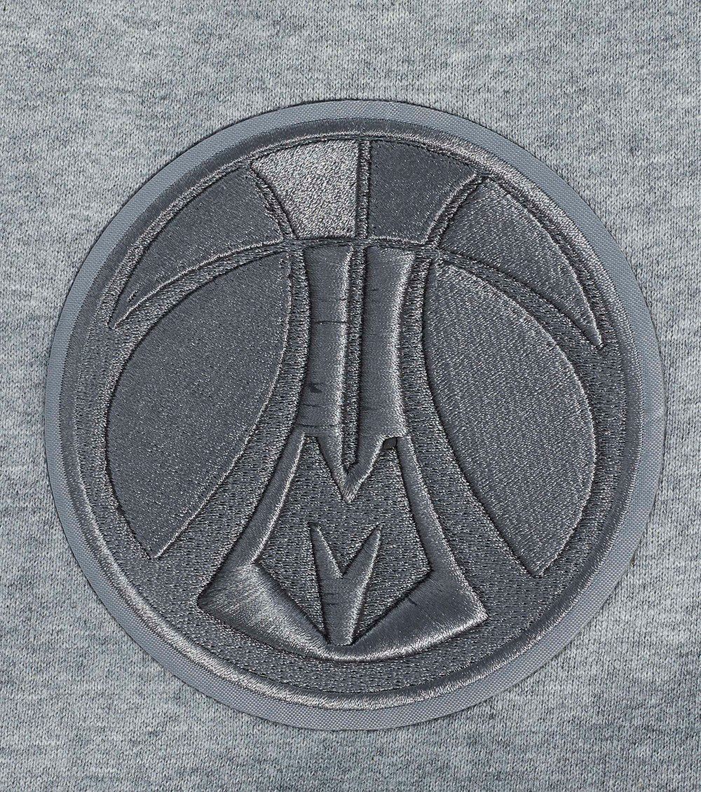 Pro Standard Men's Milwaukee Bucks Gray Neutral Fleece Shorts product image
