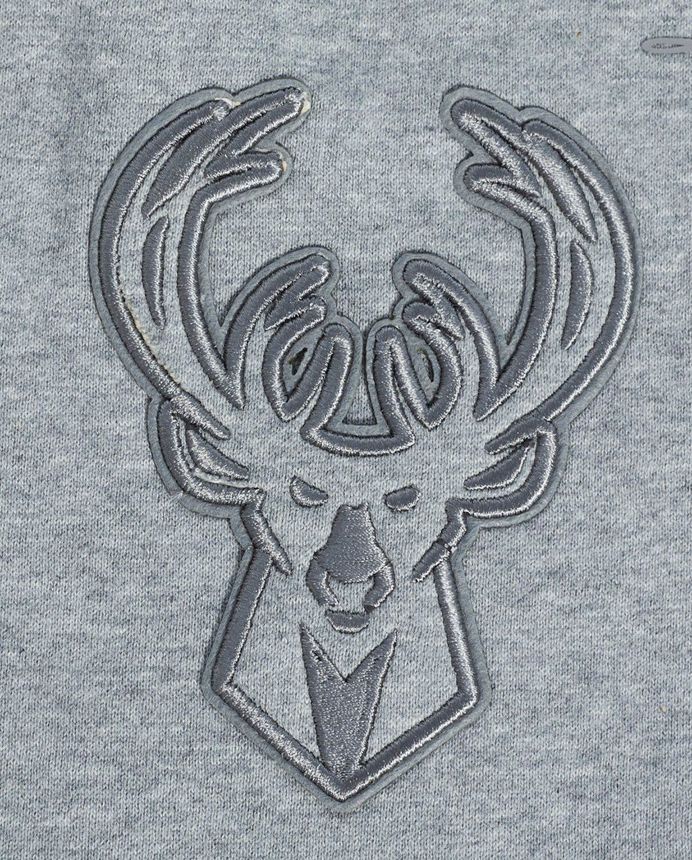 Pro Standard Men's Milwaukee Bucks Gray Neutral Fleece Shorts product image