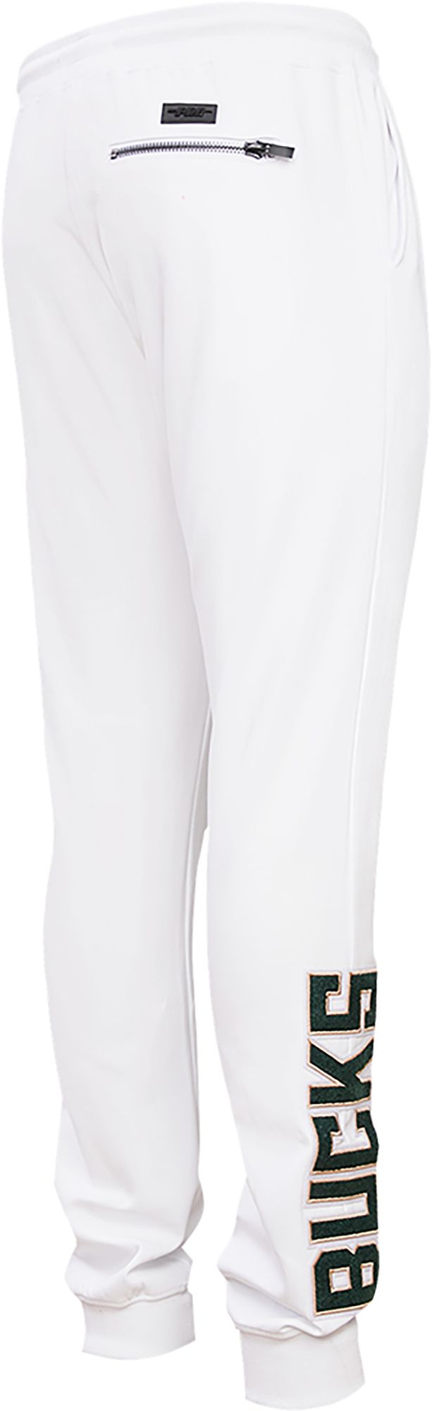 Pro Standard Men's Milwaukee Bucks White Chenille Joggers product image