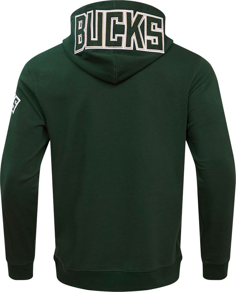 Pro Standard Men's Milwaukee Bucks Green Chenille Pullover Hoodie product image