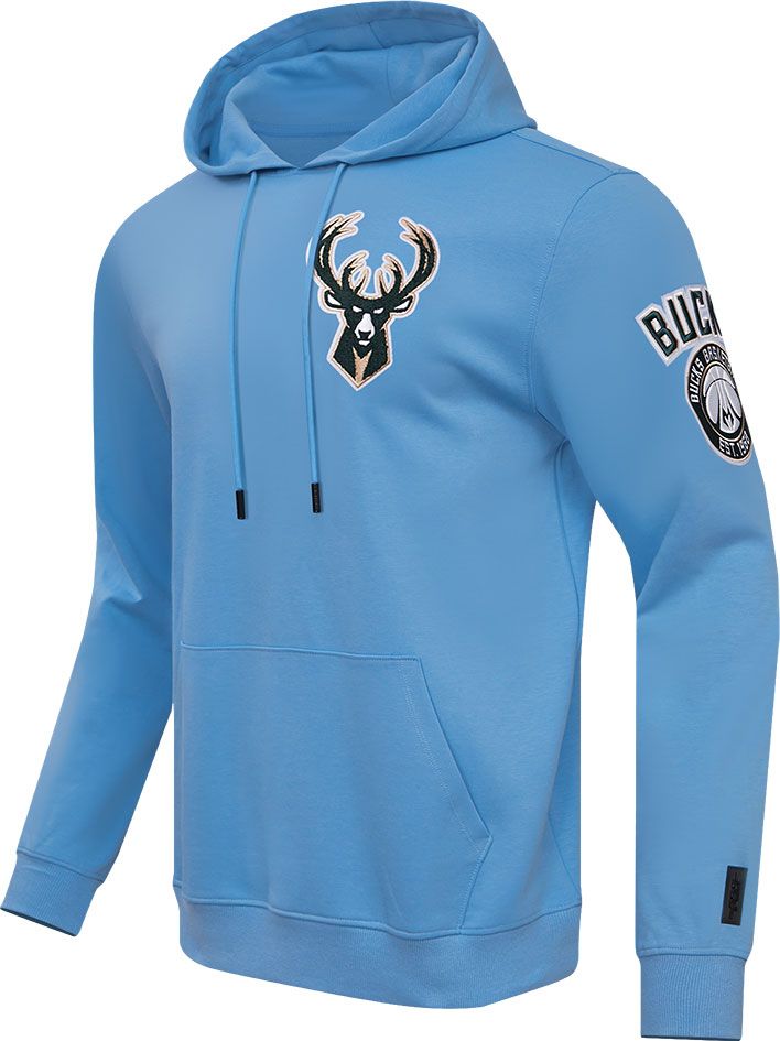 Pro Standard Men's Milwaukee Bucks Blue Chenille Pullover Hoodie product image