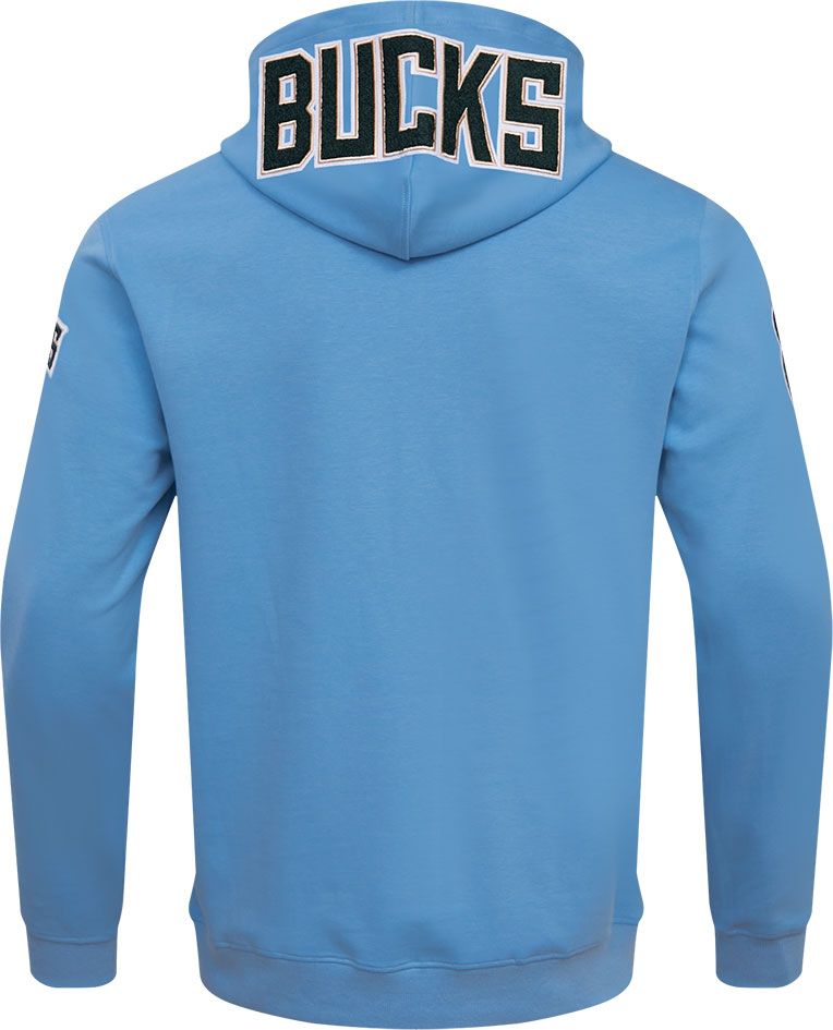 Pro Standard Men's Milwaukee Bucks Blue Chenille Pullover Hoodie product image