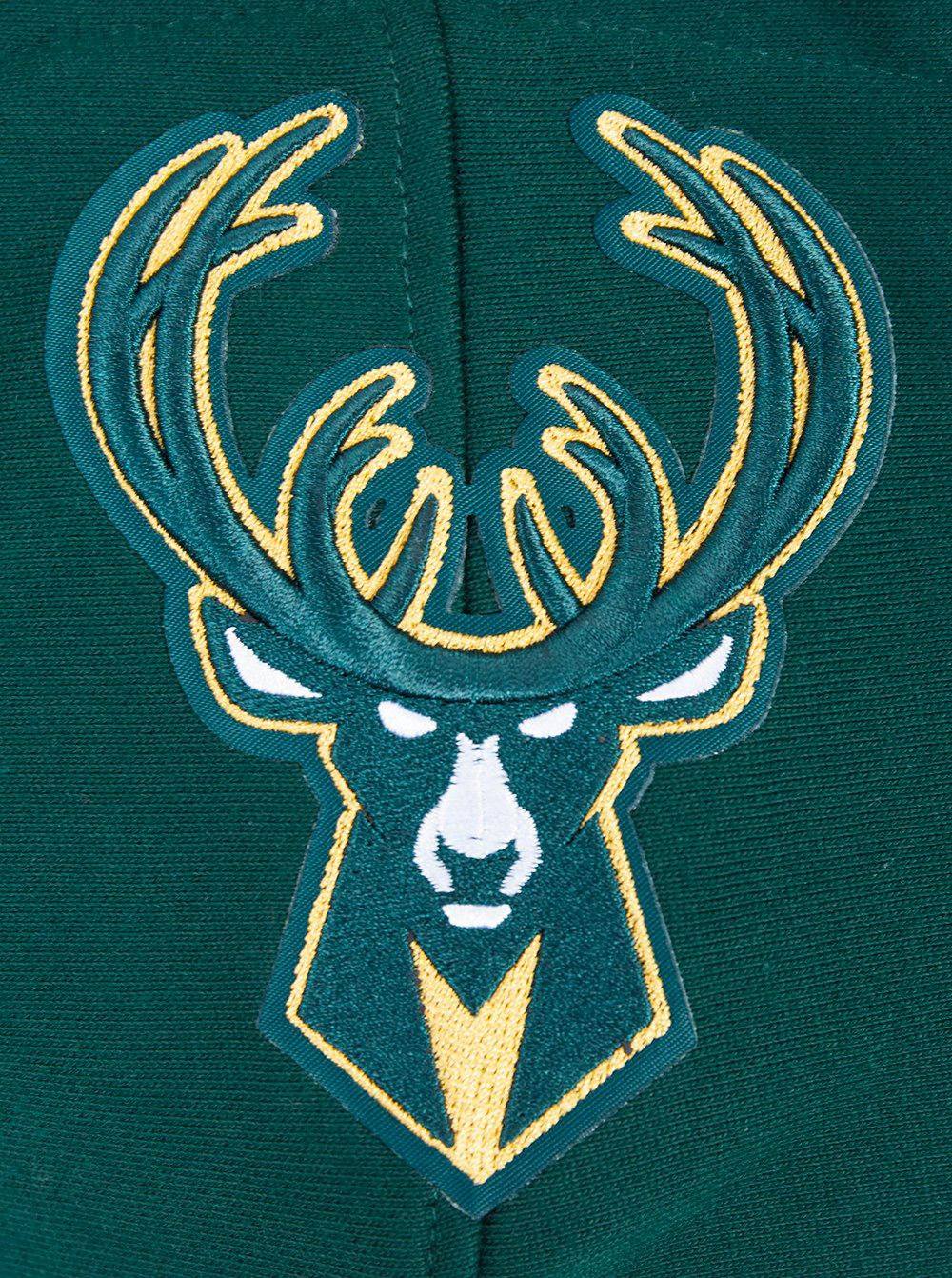 Pro Standard Men's Milwaukee Bucks Green Script Tail Fleece Pullover Hoodie product image
